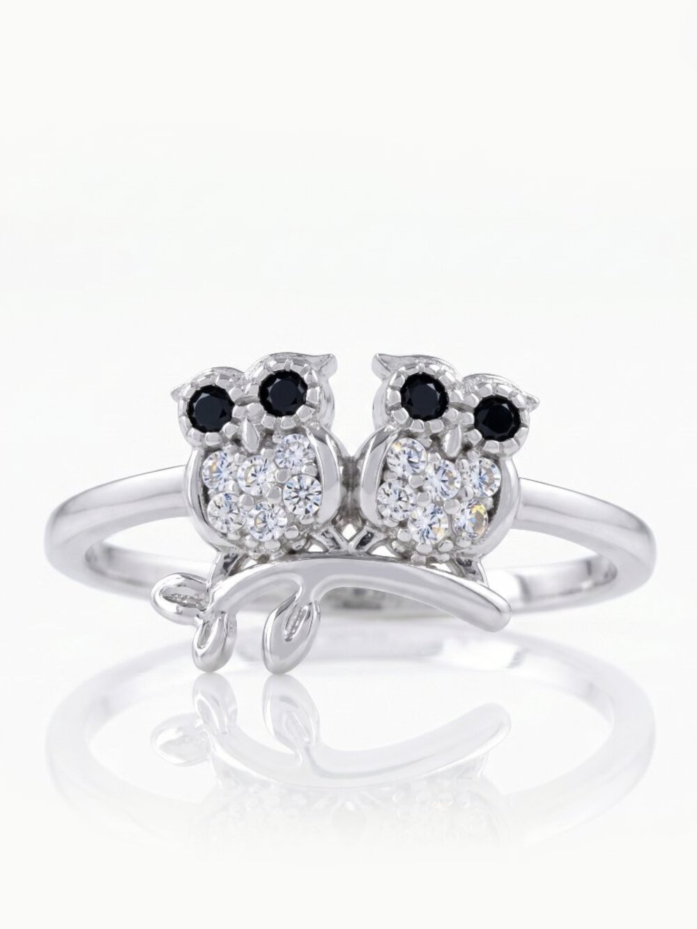 Owl Ring, 925 Sterling Silver Charmed Aroma Size 7